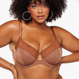 Fenty X Savage NWT Garden of Eden Lingerie Padded Underwire Bra Sparkly Sexy